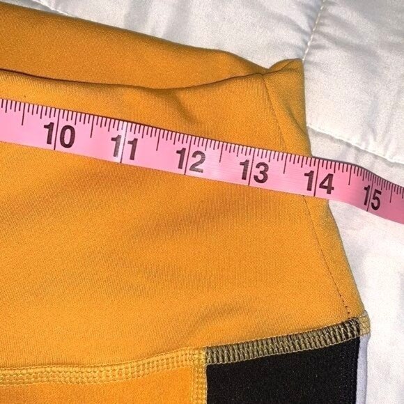 Yellow & Black Tracksuit Set With Hoodie & Striped Design L/XL - Picture 14 of 14